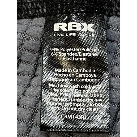 RBX Men's Fleece Lined Compression Base Layer Tee SIZE-LARGE - Picture 3 of 9